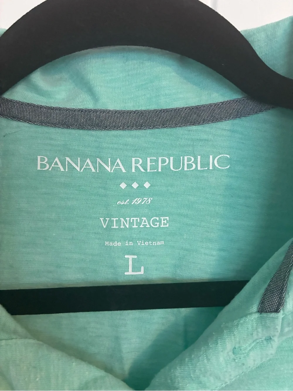 Banana Republic Mint Green Men's Polo
